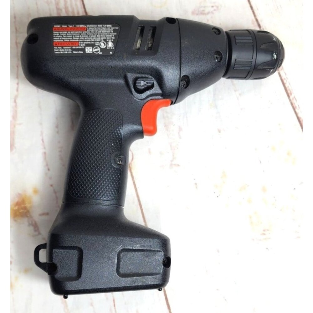 Black & Decker 9099KC 7.2V Cordless Drill – 1/2" Chuck, Dual Speed, NiCd Battery